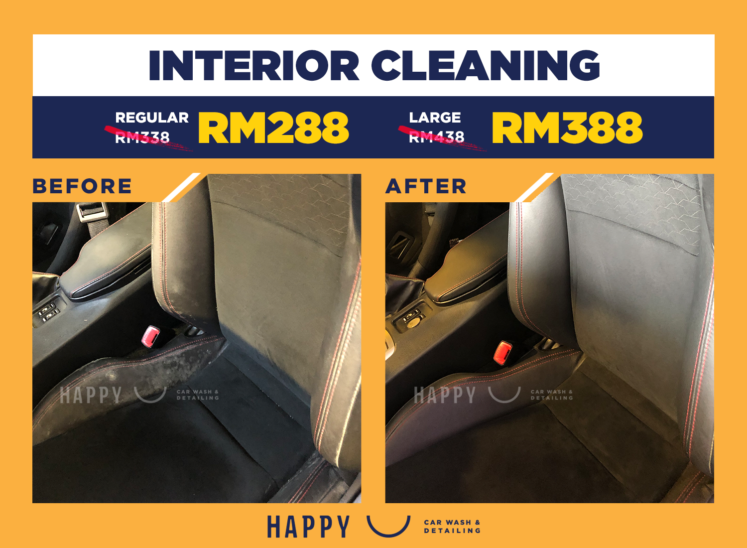 Happy Car Wash & Detailing Uptown Damansara MY CarKaki.my